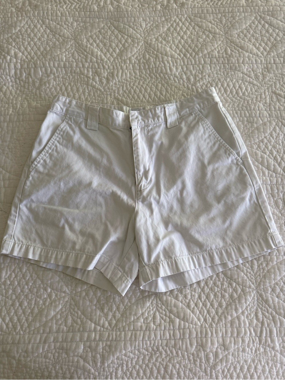 Calvin Klein White Shorts: 100% Cotton